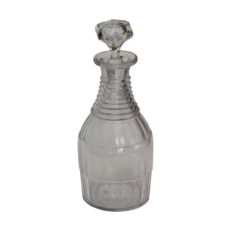 个旧水晶醒酒器。 20世纪 - Moinat - 玻璃水瓶