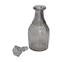 old crystal decanter. 20th century