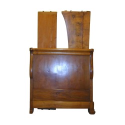 Louis - Philippe bed frame in walnut wood (185 x 95 …