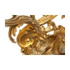 Paar monumentale Louis XV Wandlampen mit 2 Lichtern in Bronze … - Moinat - Wandleuchter