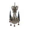 miniature crystal chandelier with 4 candles - project … - Moinat - Chandeliers, Ceiling lamps
