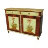 Buffet en bois d’acajou peint avec 2 tiroirs et 2 portes, - Moinat - Bahuts, Bars, Buffets, Coffres, Enfilades