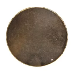 Louis XVI Warmwassertisch aus Mahagoni auf Eiche montiert, mit 2 …