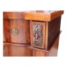 Pair of large bedside tables, mahogany wood support furniture - Moinat - End tables, Bouillotte tables, Bedside tables, Pedestal tables