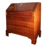 Bureau commode avec abattant et 4 tiroirs avec 1 clé. 19ème - Moinat - Bureaux cylindre, à abattant, Secrétaires