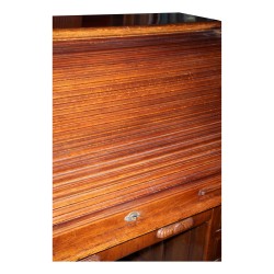 Bureau Américain en bois de chêne massif avec tiroirs. 19ème …