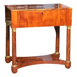 Empire dressing table in mahogany, more like a vanity unit with …