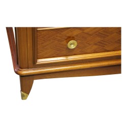 Chest of 3 drawers inlaid with diamonds, in the style of
