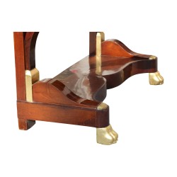 Empire console in mahogany, imitation slate wooden top …