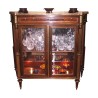 Louis XVI showcase in mahogany with brass fluting and … - Moinat - Bookshelves, Bookcases, Curio cabinets, Vitrines