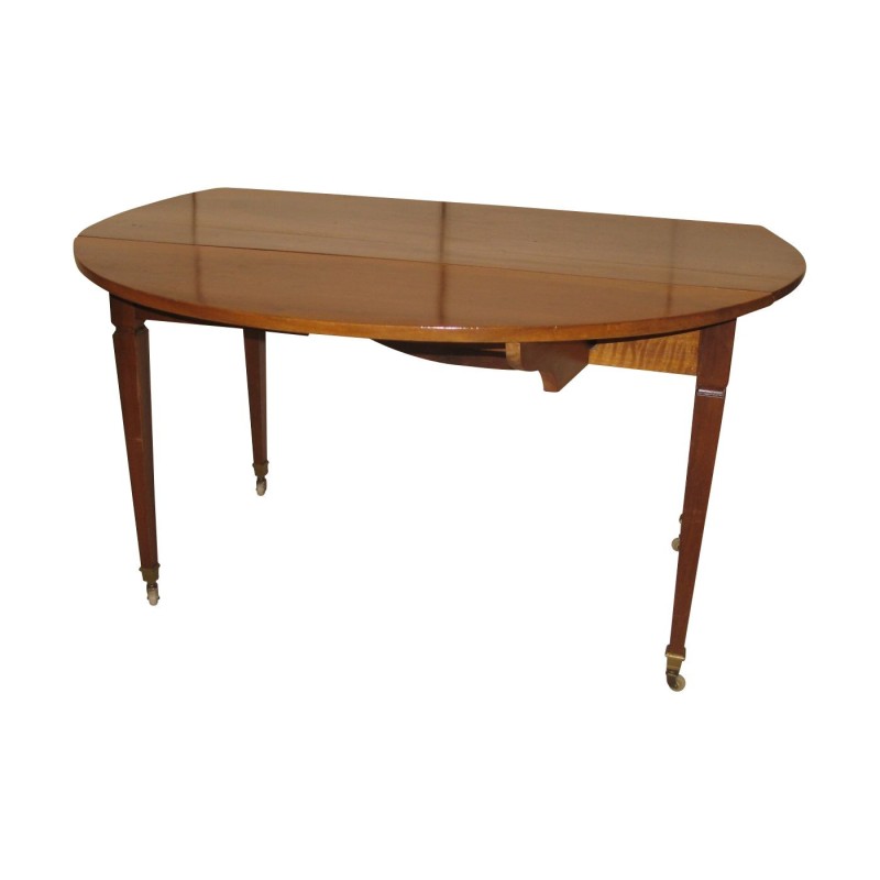 Table Louis-Philippe ronde en noyer, avec 2 battants. 19ème … - Moinat - Tables de salle à manger Table Louis-Philippe ronde en noyer, avec 2 battants. 19ème … - Moinat - Tables de salle à manger