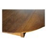 Table Louis-Philippe ronde en noyer, avec 2 battants. 19ème … - Moinat - Tables de salle à manger
