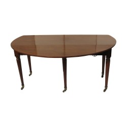 Table de salle à manger Louis XVI en acajou