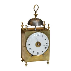 Capucine Executive clock in brass. Switzerland, 19th.