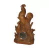 Brienz Coq clock in carved wood. Switzerland, 19th century. - Moinat - Table clocks