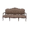 Louis XV-Sofa aus geschnitztem Nussbaumholz mit Polsterung … - Moinat - Sofas, Couchs