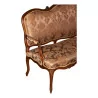 Louis XV sofa in carved walnut wood with upholstery … - Moinat - Sofas