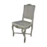 Regence 藤椅，采用雕刻和白色锈蚀木材制成，…… - Moinat - 椅子