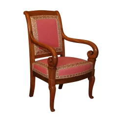 Pair of Louis - Philippe children's armchairs with wooden arms