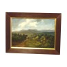 Oil painting \"South American Landscape\", signed Bernhard - Moinat - Painting - Landscape
