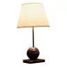 Bedside lamp or desk reproduction of a football... - Moinat - Table lamps