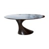 Large BEND model dining room table on a curved leg, … - Moinat - Dining tables