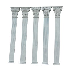 Ensemble de 5 + 1 pilastres ou colonnes de décoration avec …