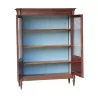 Louis XVI style showcase in mahogany wood, 2 doors with 3 … - Moinat - Bookshelves, Bookcases, Curio cabinets, Vitrines