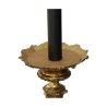 Pair of gilded bronze floor lamps, electrified in our … - Moinat - Standing lamps