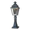 Garden bollard, Chenonceau model on base, patina finish... - Moinat - Standing lamps