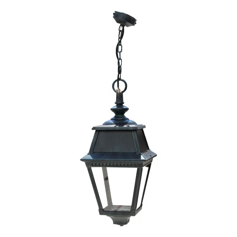 Avenue 2 model garden lantern in aluminum finish … - Moinat - Chandeliers, Ceiling lamps