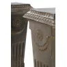 Paar Scheiden (Säulen) im Stil Louis XVI in Stuck mit … - Moinat - Säulen, Torcheren, Mohrenfiguren
