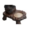 Porte-parapluie de Brienz “Chien debout” en bois sculpté avec … - Moinat - Penderies, Gardes-robe, Portes-habits, Portes-parapluies