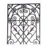 Paire de grilles pour porte en fer forgé, richement … - Moinat - Accessoires de décoration