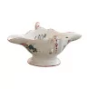 oval sauce boat with 2 handles in earthenware from Lunéville, decorated … - Moinat - Chinaware, Porcelain