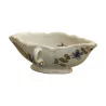 oval sauce boat with 2 handles, polychrome decoration of small … - Moinat - Chinaware, Porcelain