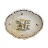 Earthenware dish or compote, polychrome decoration of … - Moinat - Chinaware, Porcelain