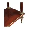 Console (desserte) en bois d'acajou flammé monté sur chêne, … - Moinat - Consoles, Dessertes, Dos de canapé