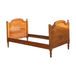 Louis XVI bed wood in cherry wood (interior: 100 x