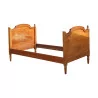 Louis XVI bed wood in cherry wood (interior: 100 x - Moinat - Bed frames