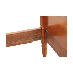 Louis XVI bed wood in cherry wood (interior: 100 x