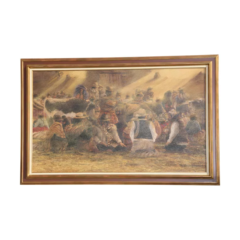 Grand tableau huile sur toile, non signé, attribué à José Luis … - Moinat - Tableaux - Paysage