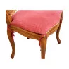 路易十五椅子，采用山毛榉木制成，带有古铜色 - Moinat - 椅子