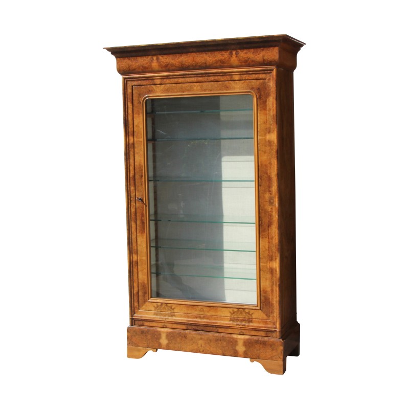 Vitrine Louis Philippe avec 6 rayons en verre, système - Moinat - Etagères, Bibliothèques, Vitrines Vitrine Louis Philippe avec 6 rayons en verre, système - Moinat - Etagères, Bibliothèques, Vitrines