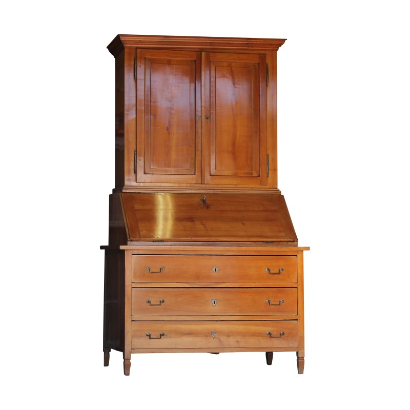 Directoire desk in cherry wood mounted on a fir tree, 3 … - Moinat - Desks : cylinder, leaf, Writing desks Directoire desk in cherry wood mounted on a fir tree, 3 … - Moinat - Desks : cylinder, leaf, Writing desks