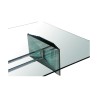 Grande table basse de salon en verre,  modèle Roche Bobois, - Moinat - Tables de salon