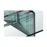 Large glass coffee table, Roche Bobois model, - Moinat - Coffee tables