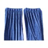 Paire de rideaux avec crochets plis flamands, occultants, - Moinat - Rideaux, Stores