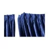 Pair of curtains with Flemish pleated hooks, blackout, - Moinat - Curtains