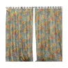 Pair of curtains with wooden rings, blackout, colors - Moinat - Curtains